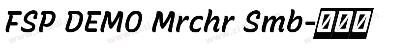 FSP DEMO Mrchr Smb字体转换 FSP DEMO Mrchr Smb字体转换